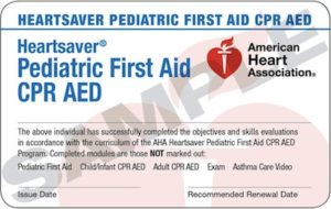 CERTIFICATION CLASSES – Save a Little Life